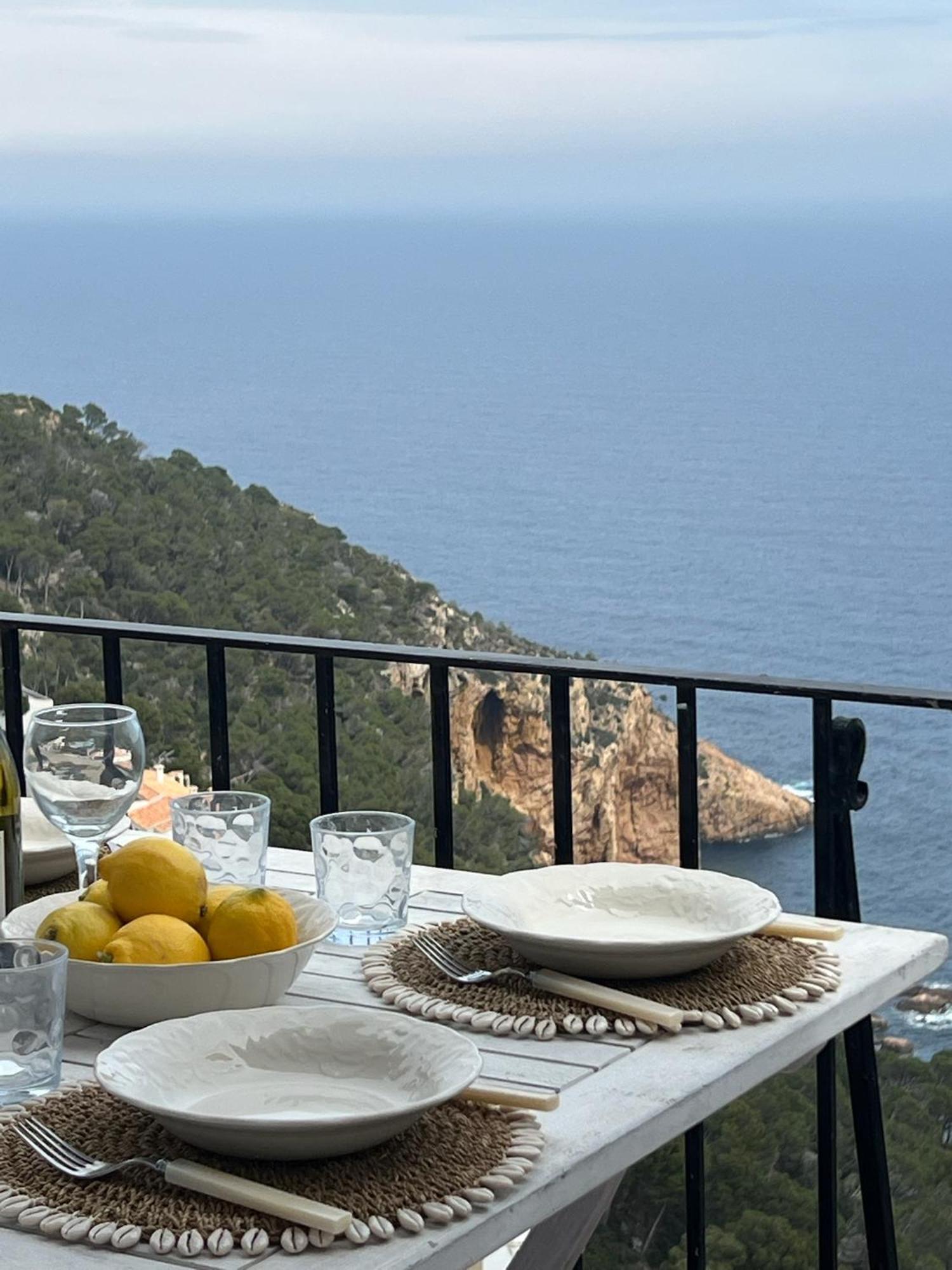 הוילה Casa Blanca De Begur Con Vistas Al Mar Y Piscina מראה חיצוני תמונה